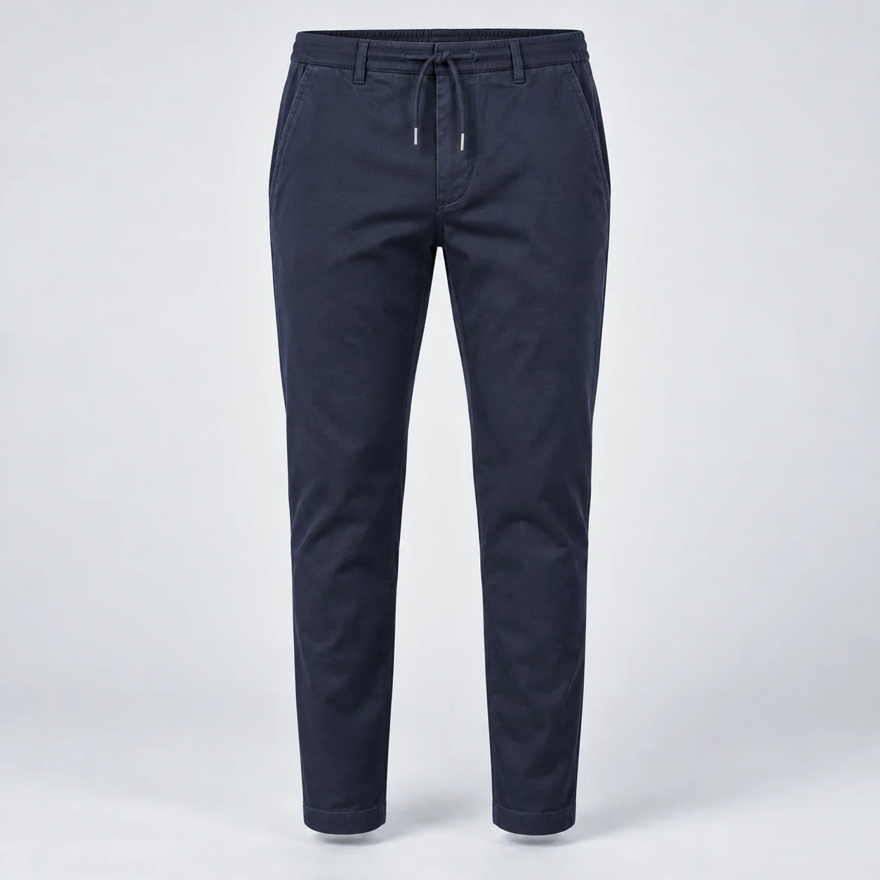 Bridge Drawcord Trouser in navy, clothing product photograph
