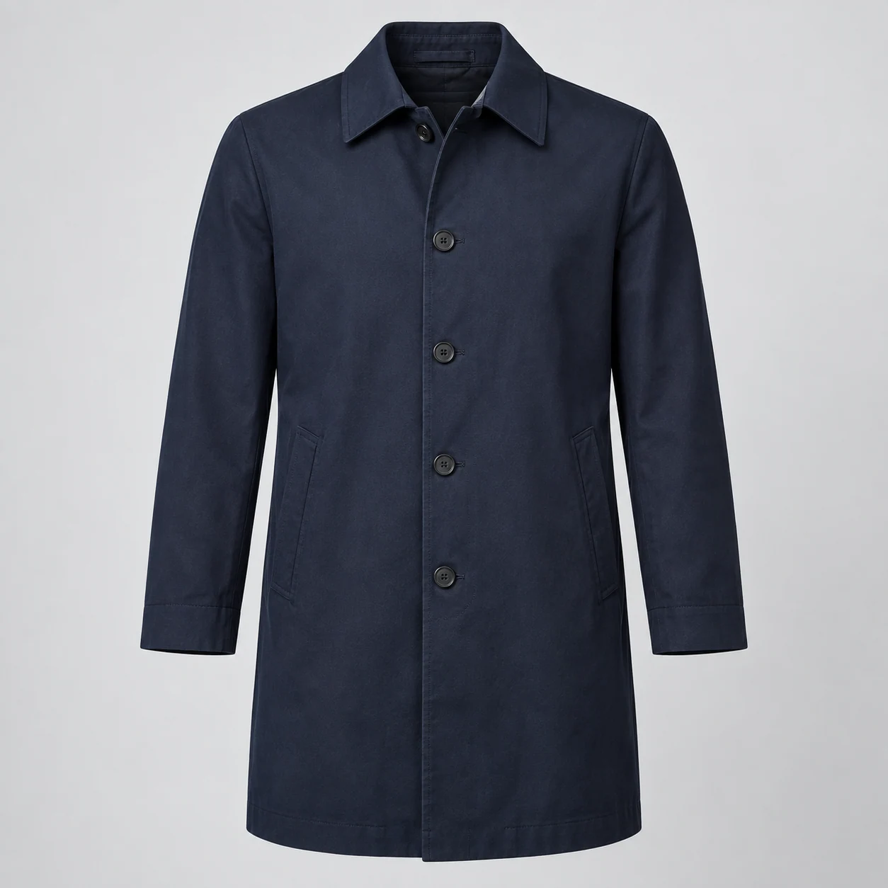 Northway Car Coat in navy, clothing product photograph